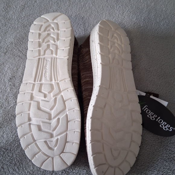 Frogg Toggs Men's Brown Mocha Java 2.0 Lace Up Shoe Knit Slip On Casual Size 9 - Picture 4 of 6